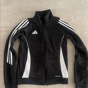 Adidas Kids Black and White Track Jacket